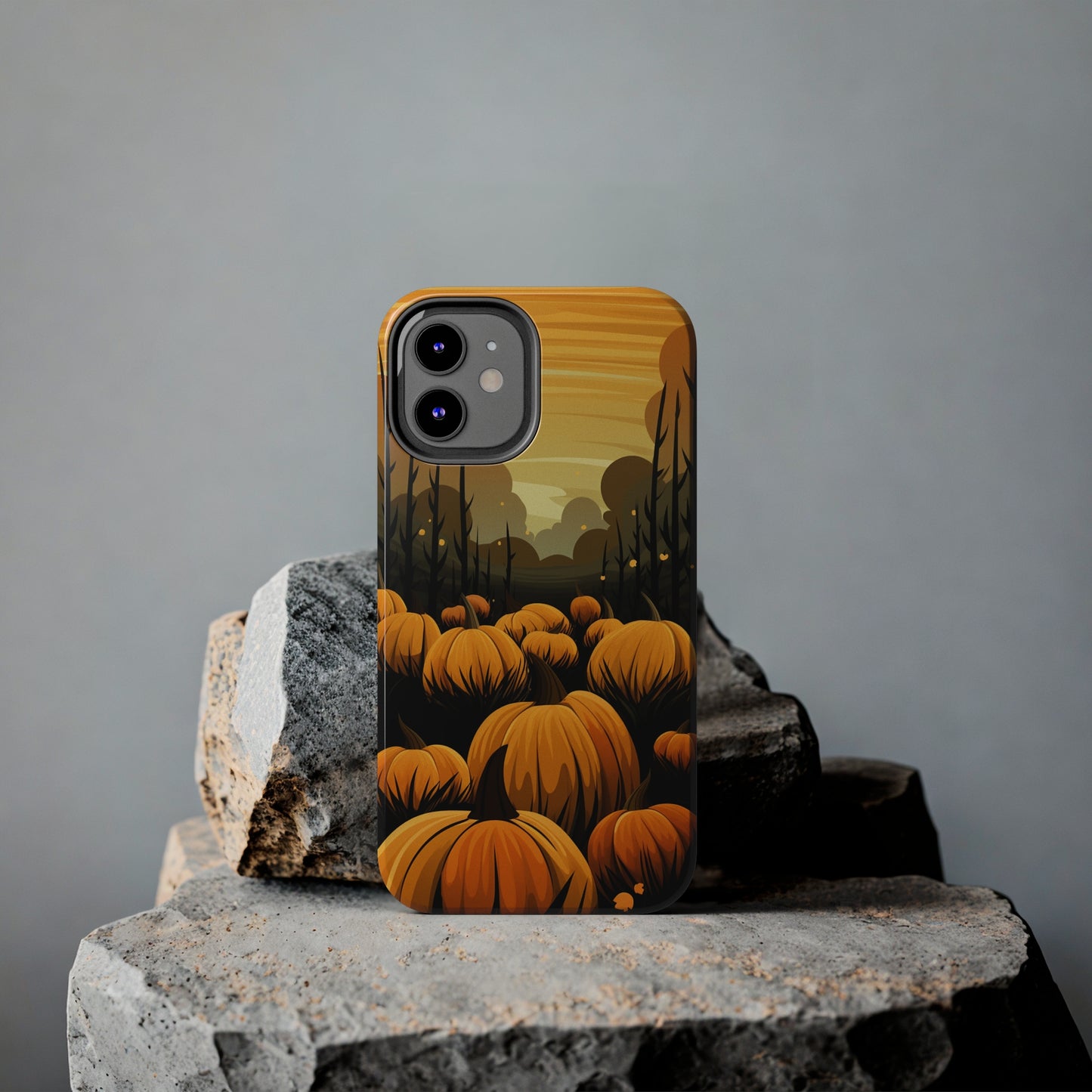 Halloween Fall Pumpkins iPhone Case | Embrace the Spooky Autumn Vibes