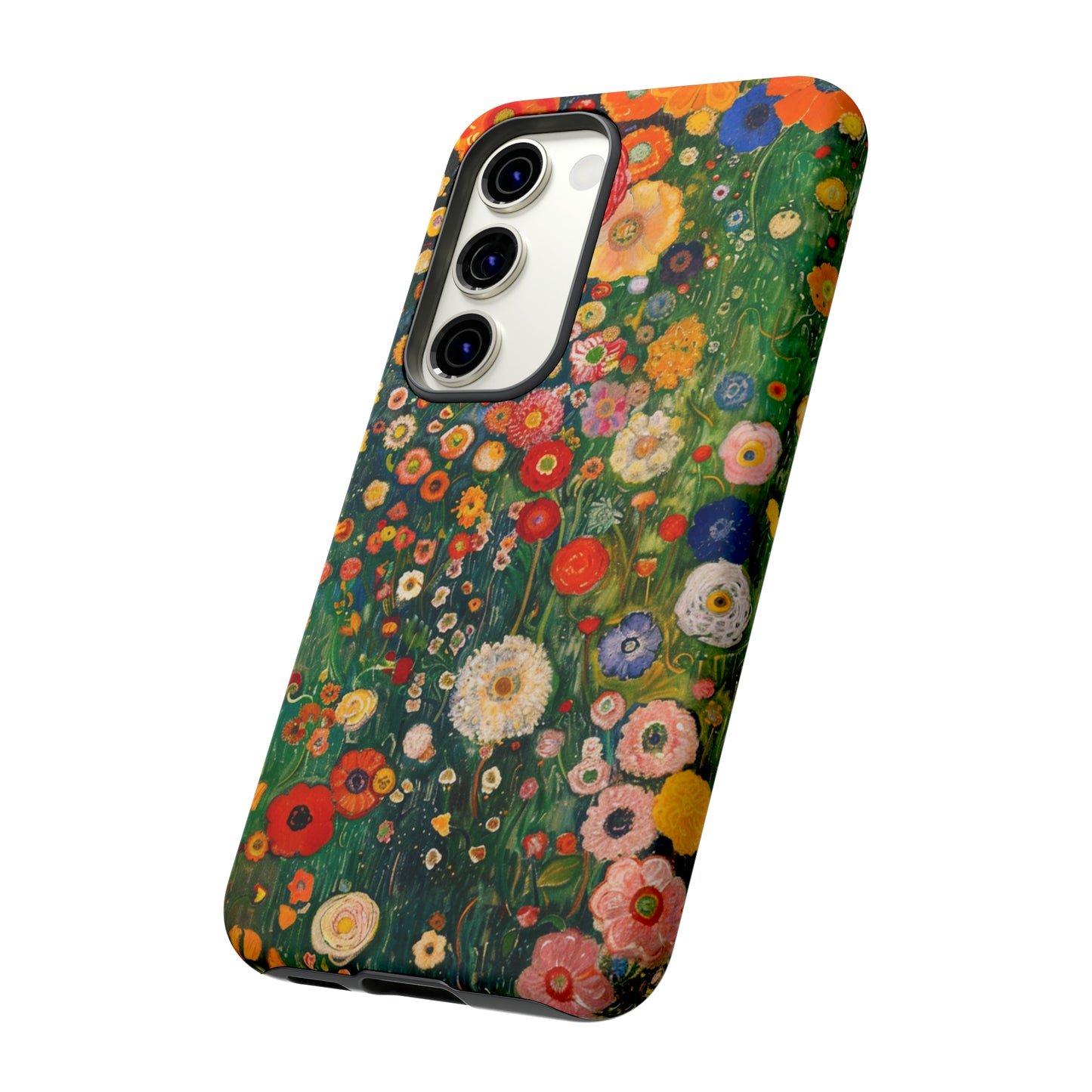 Gustav Klimt Style Flower Garden Painting Phone Case