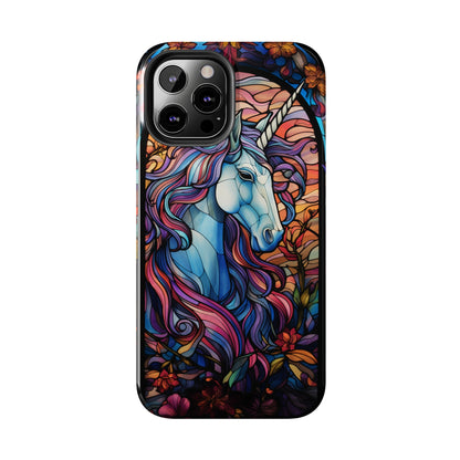 Unicorn Stained Glass iPhone Case | Mythical Beauty and Device Protection