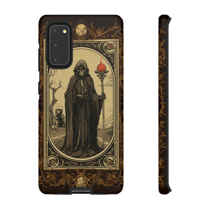 Death's Embrace: The Reaper Tarot Card