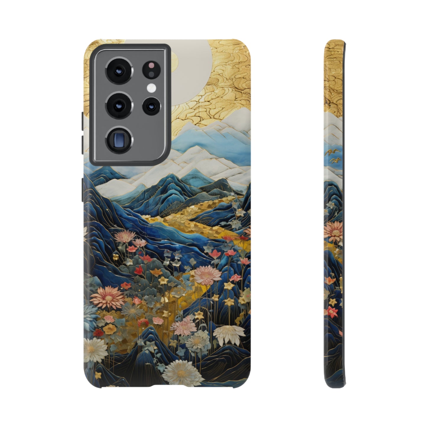 Chiyogami Floral Tough iPhone Case Japanese Boho