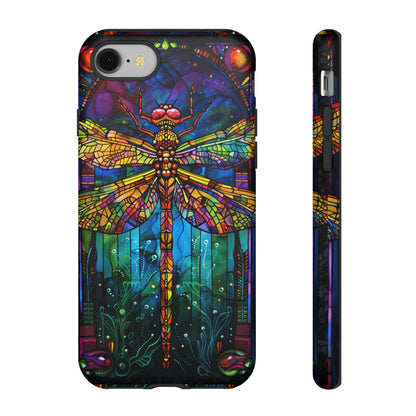 Art Deco Stained Glass Dragonfly Phone Cover