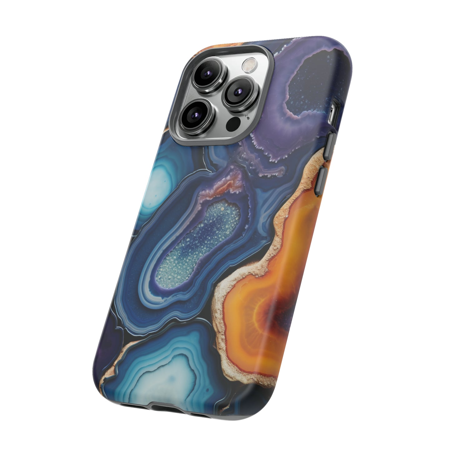 Agate Slice Geode Elegance: Natural Beauty Phone Case