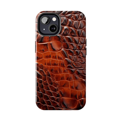 Alligator Skin Texture iPhone Case | Embrace Luxurious Style and Protection