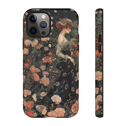 Art Nouveau French Floral Beauty Painting Phone Case