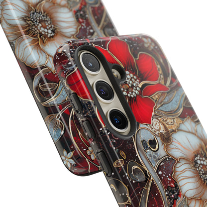 Stained Glass Floral Paisley Explosion Phone Case