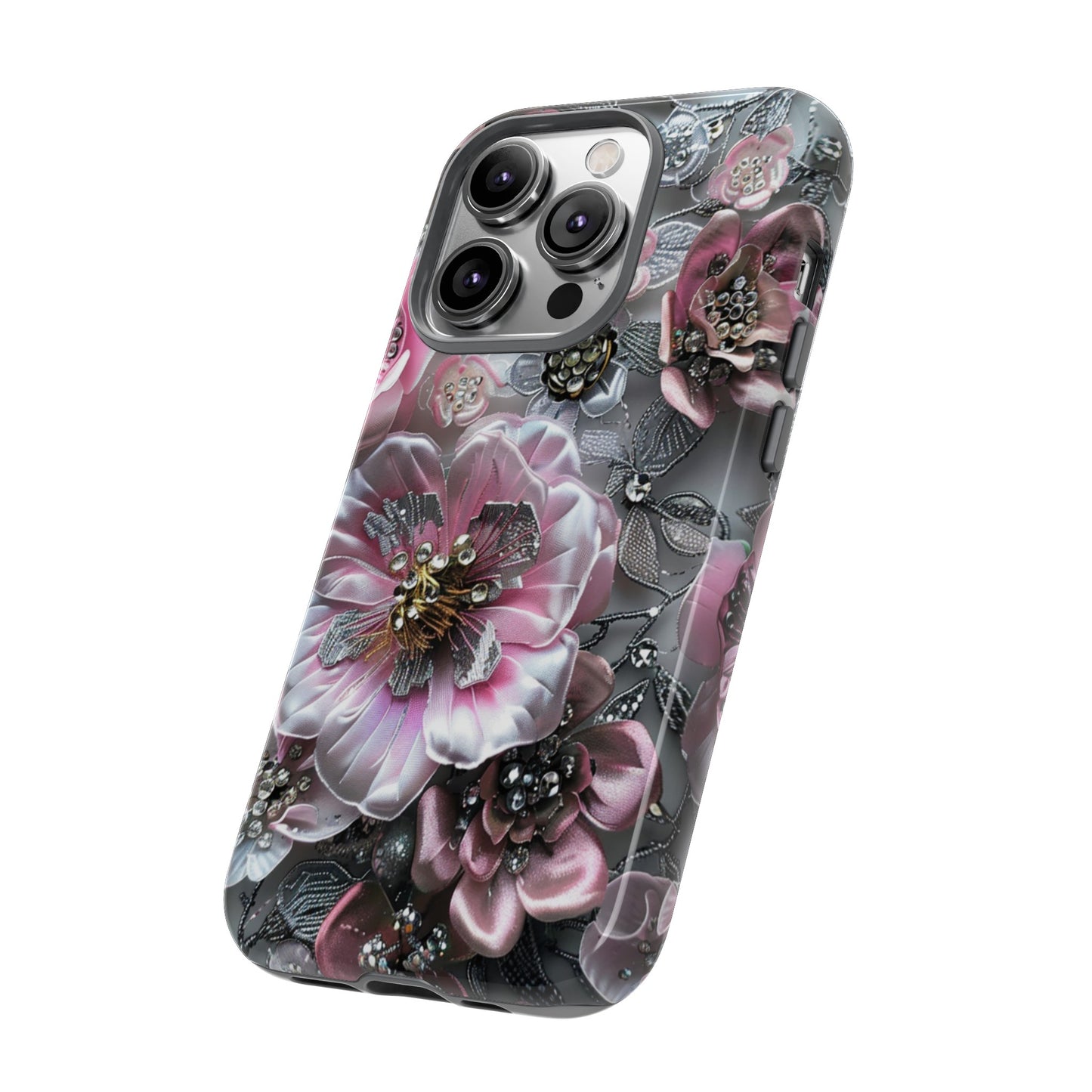 Coquette Aesthetic Floral Art iPhone 15 Case