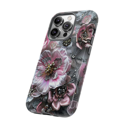 Coquette Aesthetic Floral Art iPhone 15 Case