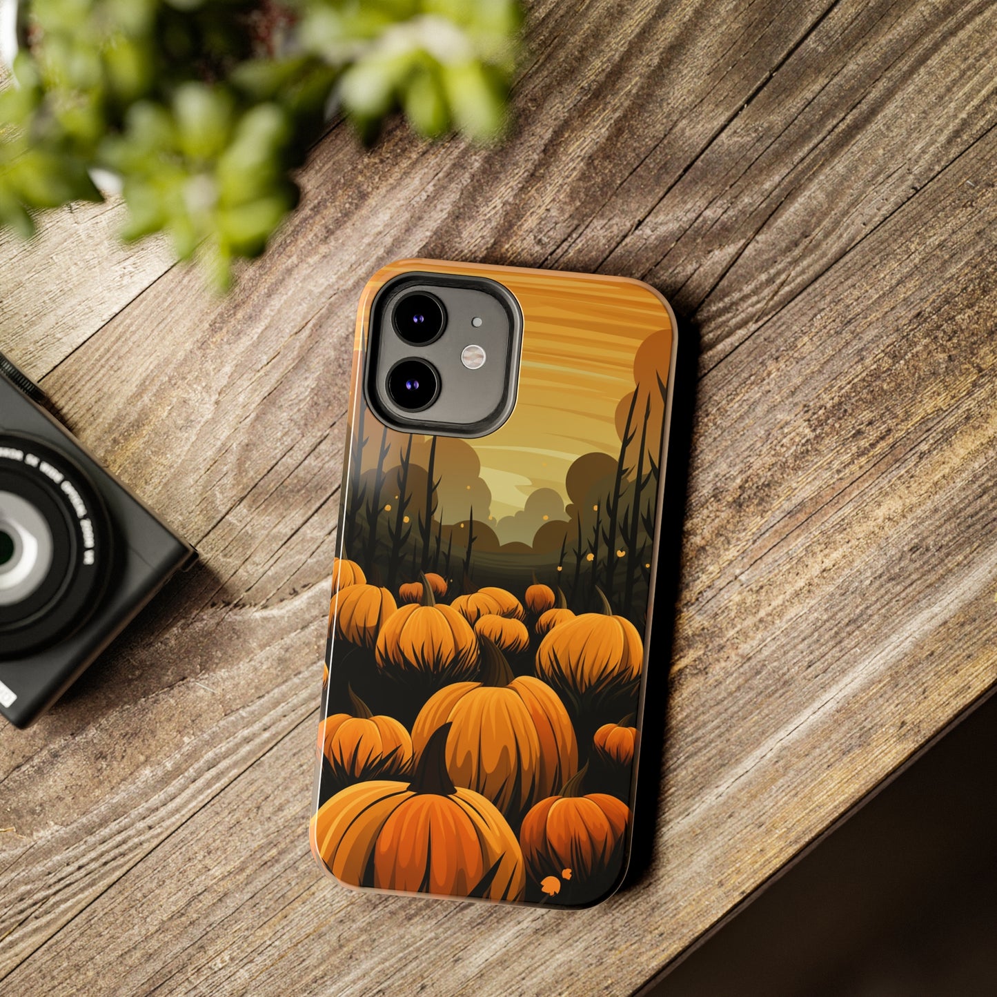 Halloween Fall Pumpkins iPhone Case | Embrace the Spooky Autumn Vibes