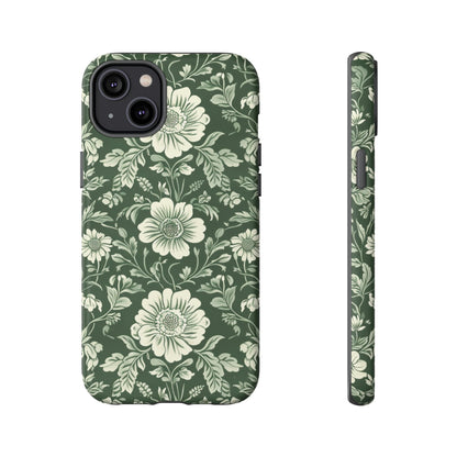 Floral Sage Green Wildflower Phone Case