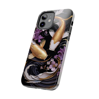 Graceful Flow: Koi Fish Inspired | Japanese Art Masterpiece iPhone Case