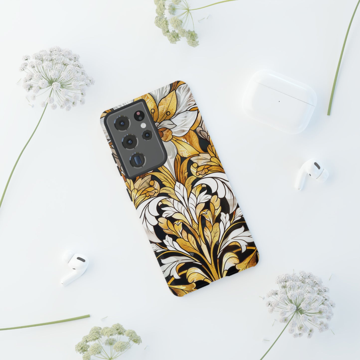 Art Deco Stained Glass floral Phone Case