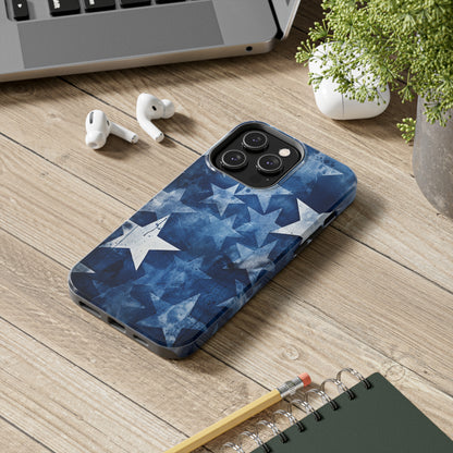 Starry Nights: Denim Dreams | Celestial Star-Patterned iPhone Case