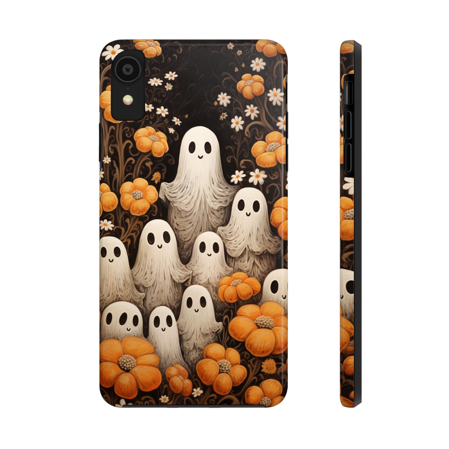 Ghostly Greetings: "Boo Trick or Treat" | Spooky Halloween Spirits iPhone Case