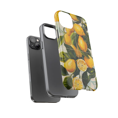 Mediterranean Lemon Italian Tile iPhone 14 Case