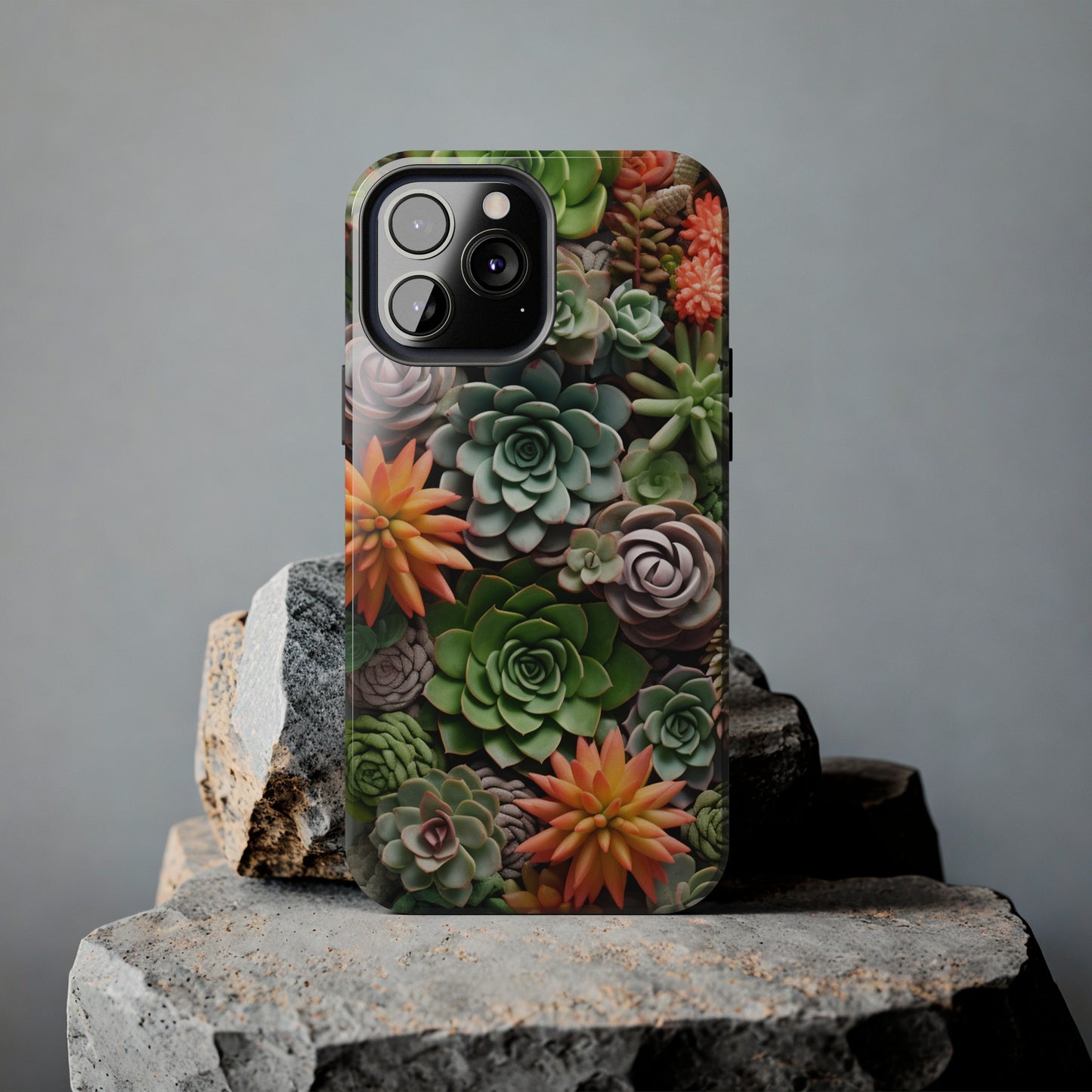 Succulent Desert Cactus Floral iPhone Case | Embrace the Beauty of Arid Elegance