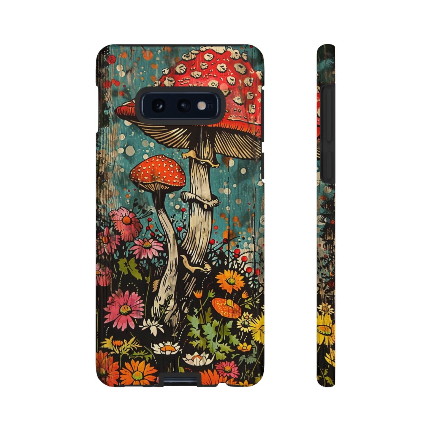 Trippy Magic Mushroom Retro Art Phone Case