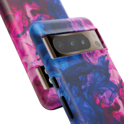 Magenta and Blue Color Explosion Phone Case