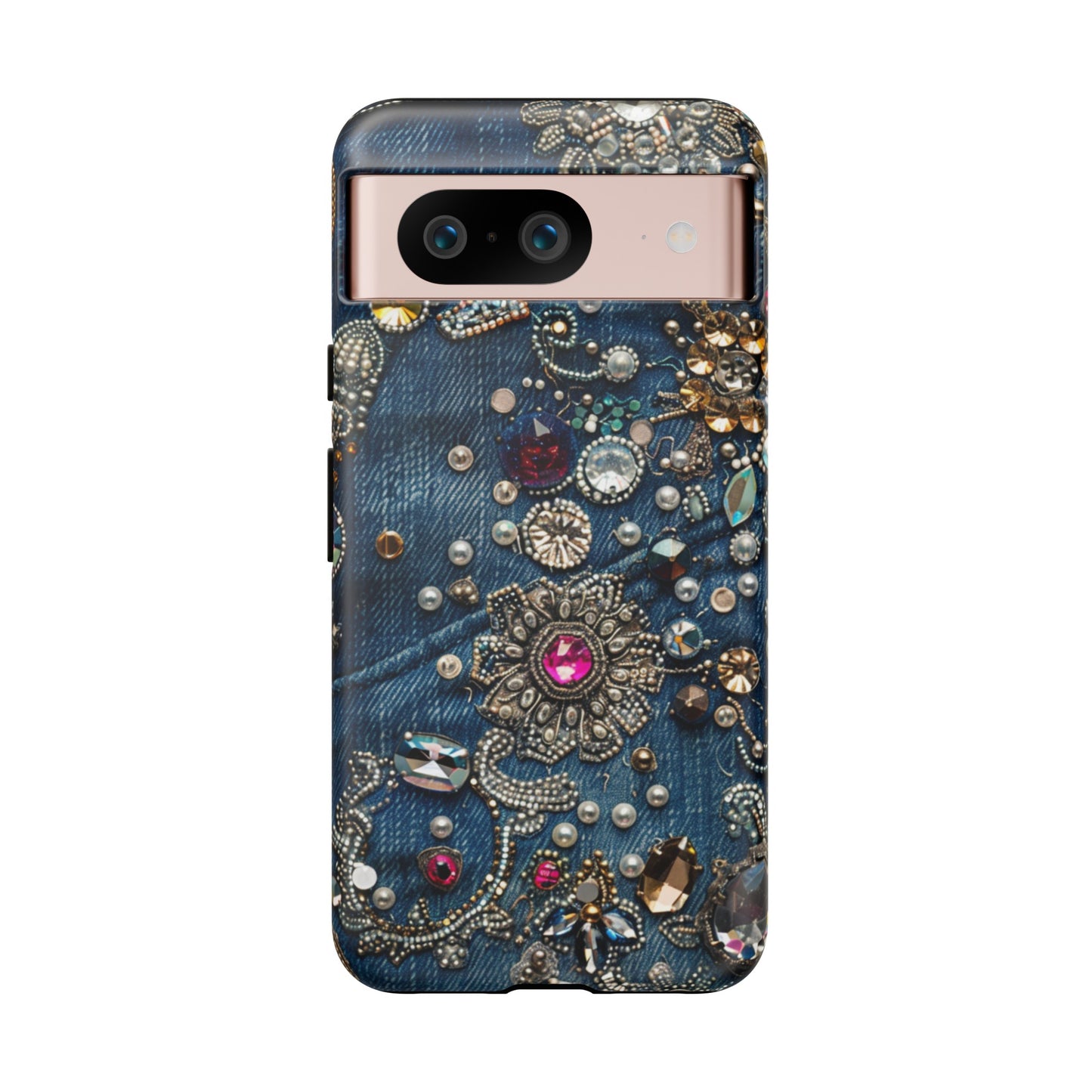 Blue Jean Queen Rhinestone Bling Phone Case