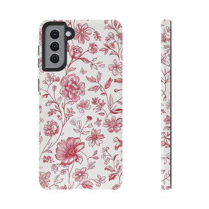 Pink Floral Wildflower Phone Case