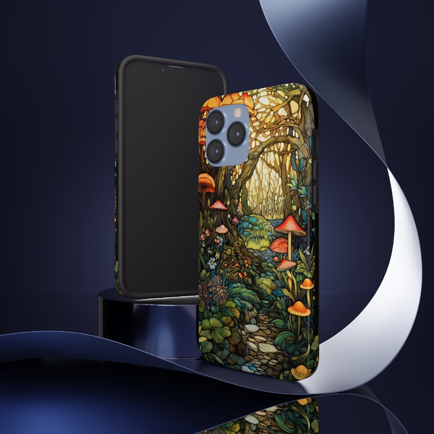 Magic Mushroom Boho Vibe iPhone Tough Case | Embrace the Enchantment of Nature with Durable Style