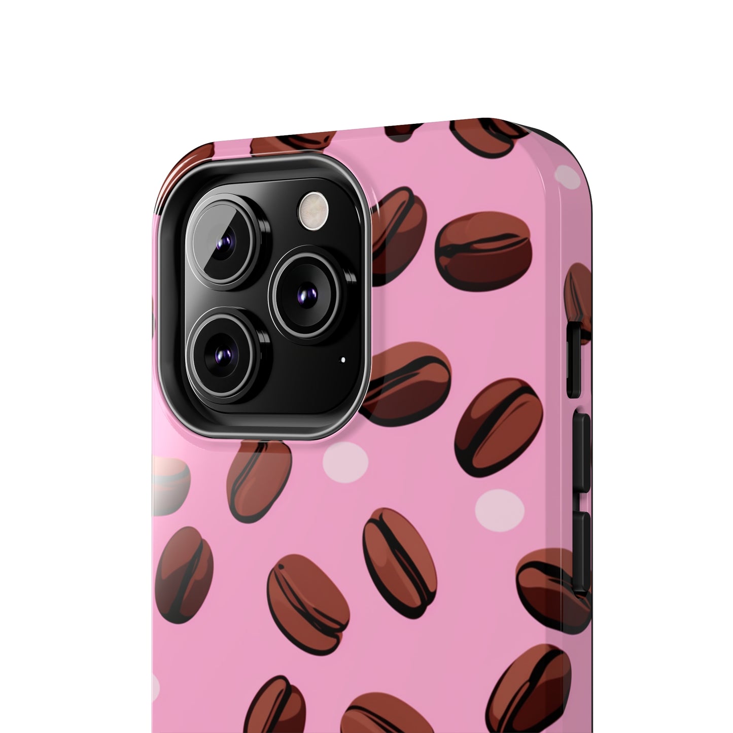 Morning Elixir: Fresh Coffee Bean Sensation | Energizing Pink iPhone Case