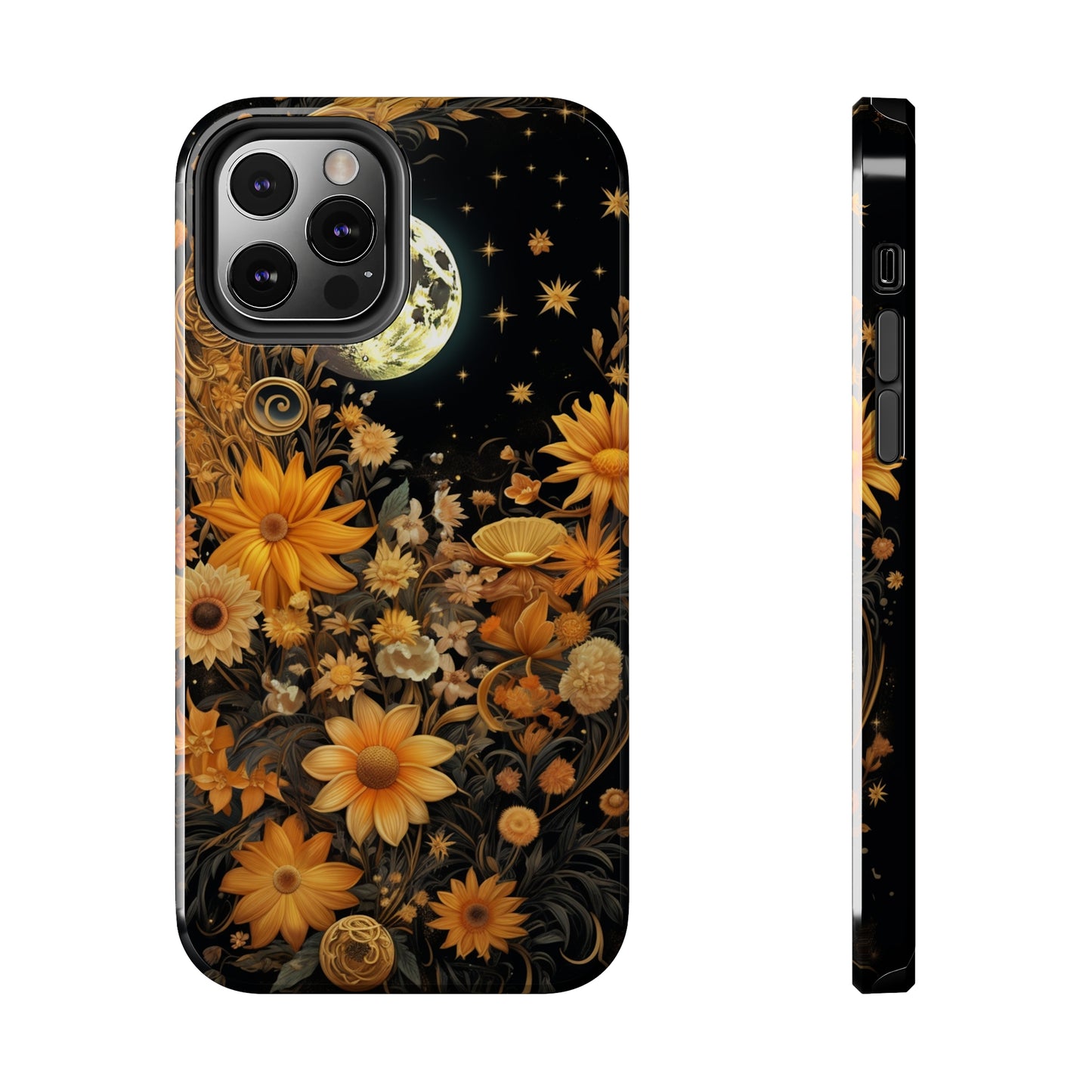 Floral apple phone case