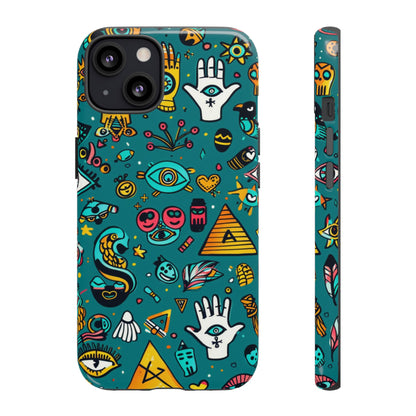 UFOs and Ancient Egypt Talisman Collage Phone Case