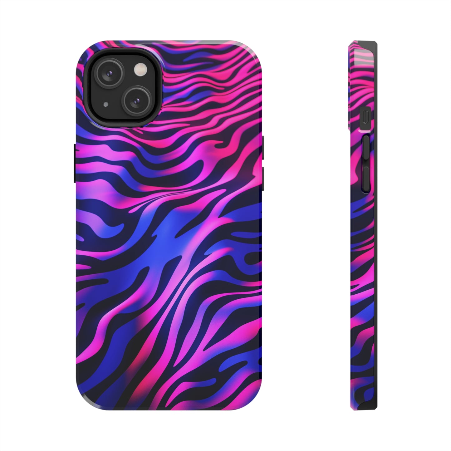 Wild Illusion: Trippy Tiger Stripes Mystique | Dynamic iPhone Case