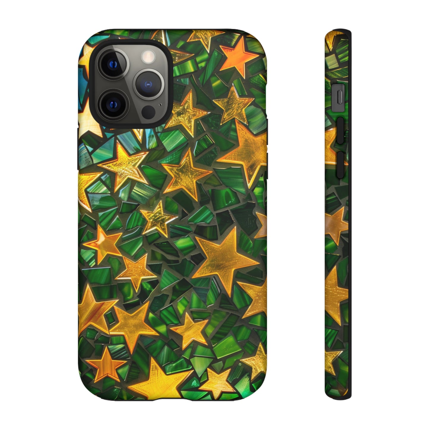 Green Celestial Stained Glass Mosaic Phone Case