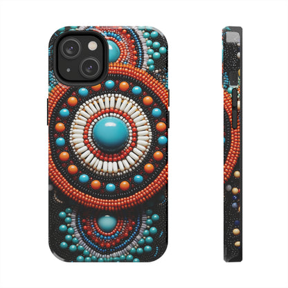 Native American Beadwork iPhone Case | Embrace Traditional Craftsmanship with Artistic Elegance