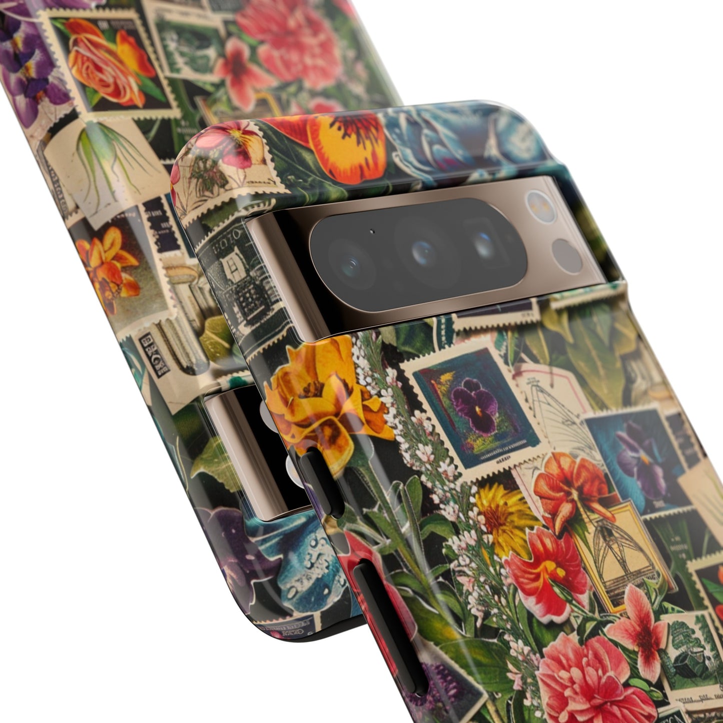 Vintage Floral Stamps Phone Case