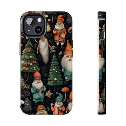 Vintage Santa Magic Mushroom Christmas Phone Case