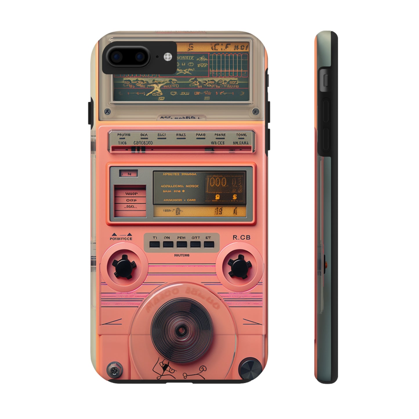 Cyberpunk Retro Walkman Nostalgia | Vintage Beats Revival iPhone Case