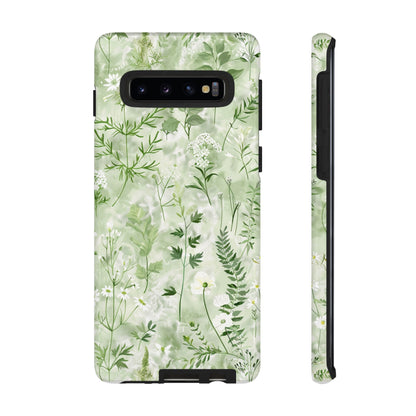 Floral Sage Green Wildflower Phone Case