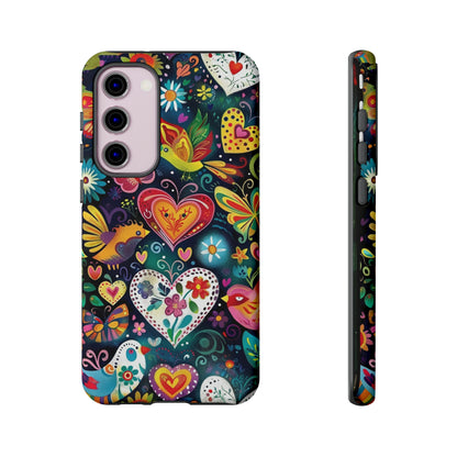 Floral Butterfly Magic Hearts Phone Case