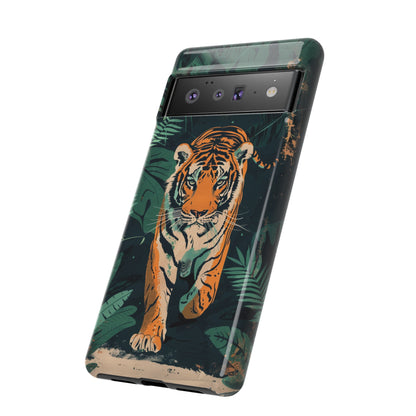 Retro Jungle Tiger Phone Case