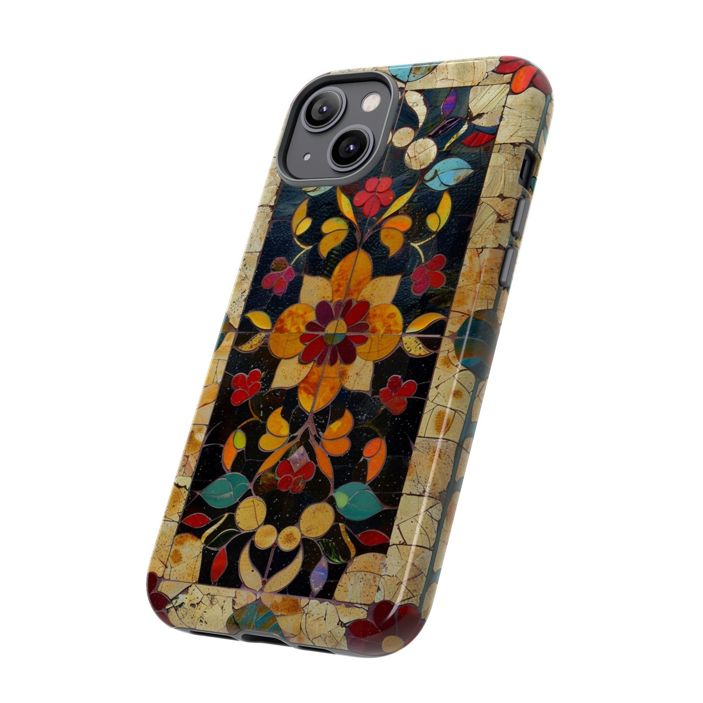 Azulejo Porcelain Vintage Tile Mediterranean Design Phone Case