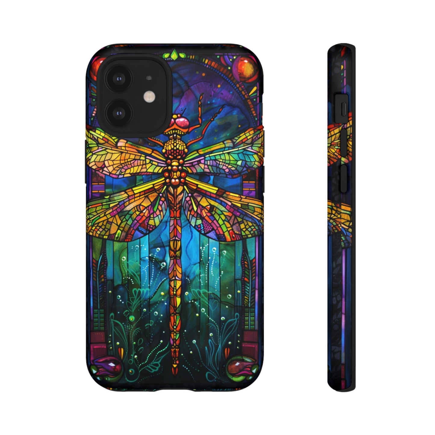 Art Deco Stained Glass Dragonfly Phone Cover