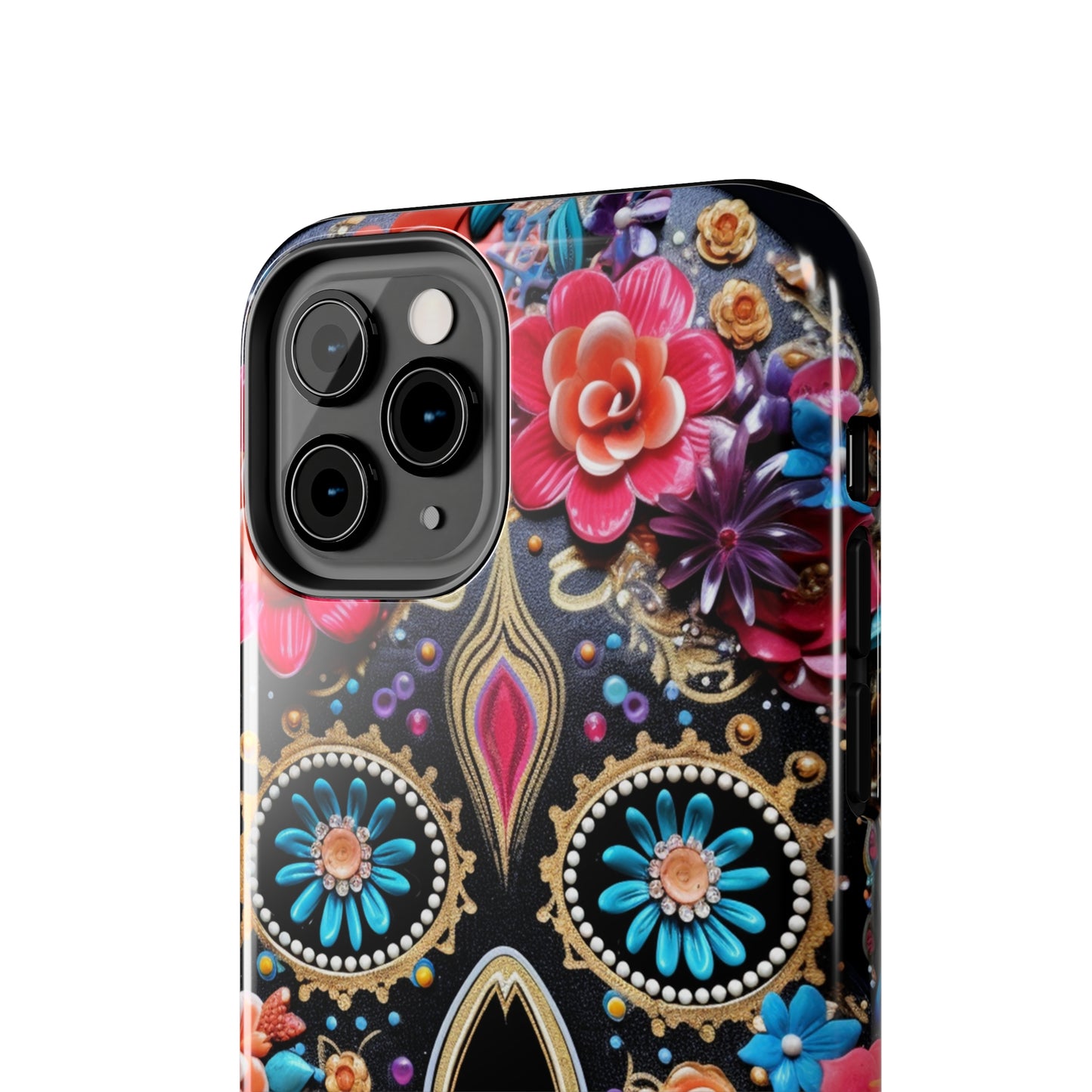 Sugar Skull iPhone Case | Celebrate Dia de los Muertos with Vibrant Elegance