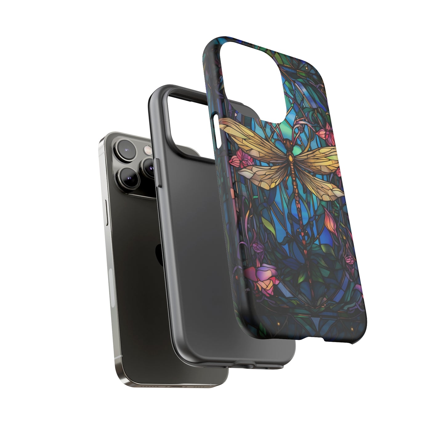 Art Nouveau Dragonfly - A Timeless Symbol of Elegance for Google Pixel, iPhone, and Samsung Cases