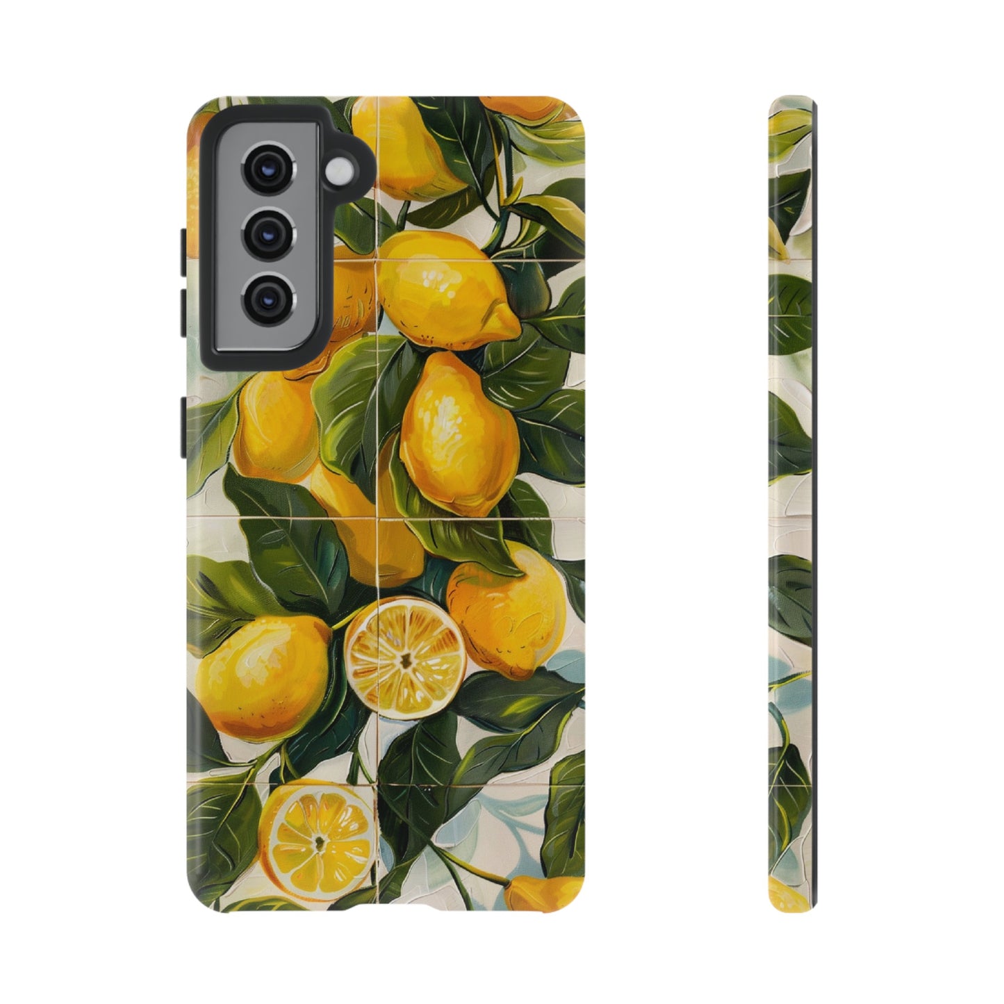 Mediterranean Lemon Italian Tile iPhone 14 Case