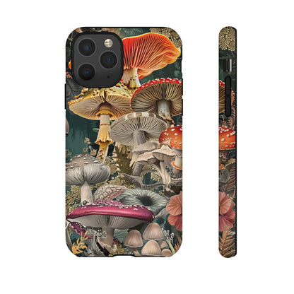 Vintage Illustration Mushroom Collage Phone Case