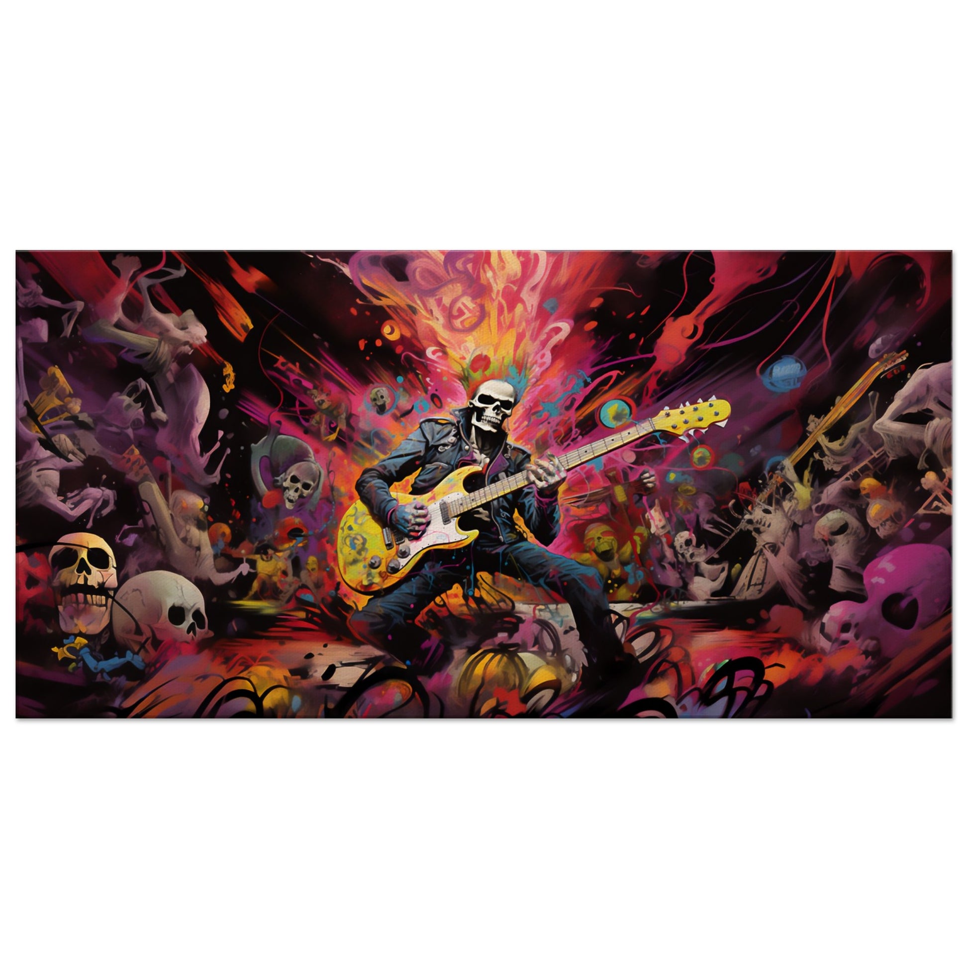 Psychedelic Art Print - Cosmic Heavy Metal Journey