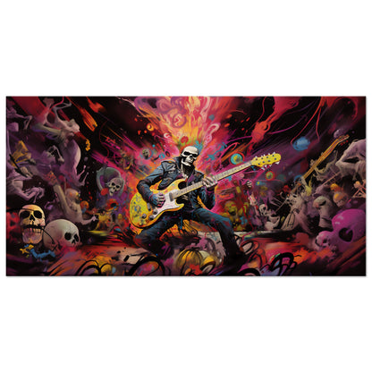 Psychedelic Art Print - Cosmic Heavy Metal Journey