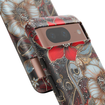 Stained Glass Floral Paisley Explosion Phone Case