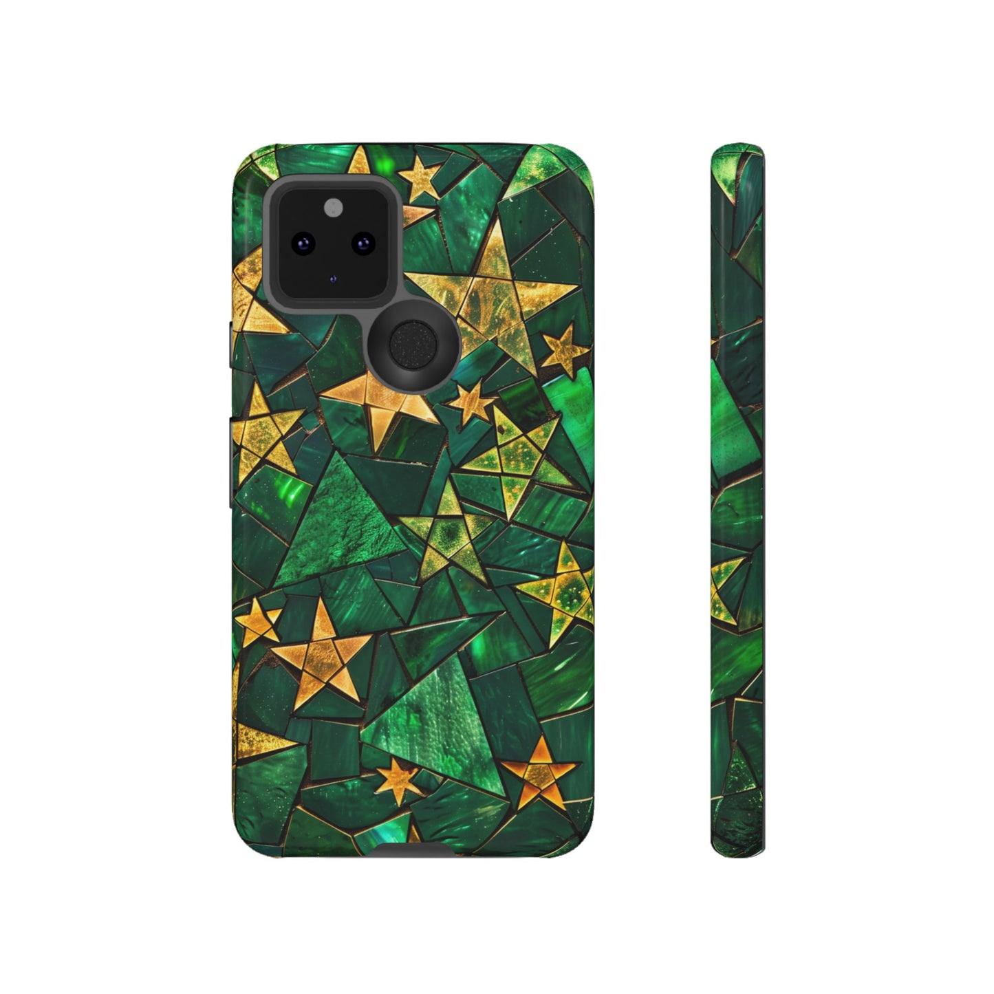 Green Celestial Stained Glass Mosaic Phone Case