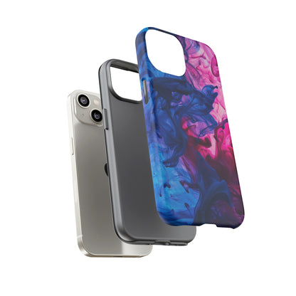 Magenta and Blue Color Explosion Phone Case