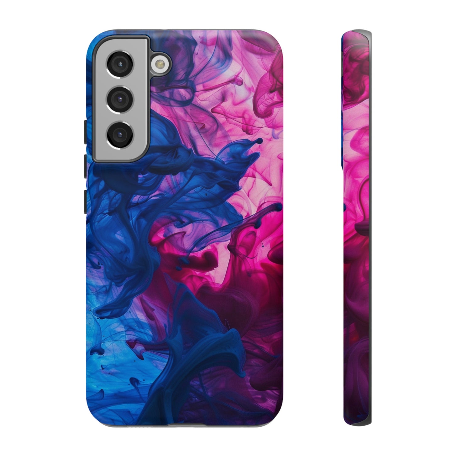 Magenta and Blue Color Explosion Phone Case