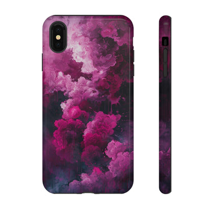 Magenta and Blue Color Explosion Phone Case